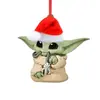 2024 Nuevo Producto Transfronterizo Bebé Y-Oda Papá Noel Bebé Yoda Papá Noel Árbol de Navidad Colgante