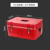 Caja térmica puesto callejero comercial cafetería comida rápida platos caliente y frío doble uso cubo térmico compartimentado gran capacidad camping comida grande