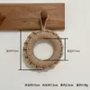 Esterilla aislante de lino tejida a mano/esterilla gruesa para ollas de cocina, mantel resistente al calor y a las quemaduras para uso doméstico