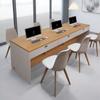 Mesa de Trabalho para Funcionário Mesa de Estação de Trabalho Mesa para Agência Imobiliária Mesa para Computador Mesa para Funcionários de Recursos Humanos e Finanças Combinação de Mesa e Cadeira Atacado