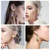 Amapola DIY Resina de Cristal Espejo Alas de Mariposa Pendientes Colgante Llavero Joyería Molde de Silicona