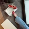 Primer Encuentro Verano 2026 Zapatos Mary Jane Poco Profundos Estilo Ballet Punta Redonda con Remaches y Correa de Lazo Plisada para Mujer