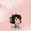 Historia de Batalla de Luo Xiaohei 2 Película de Anime Merchandising Colgante Acrílico para Mochila Llavero Lindo Versión Q