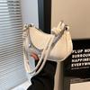 Bolsa Feminina 2025 Novo Estilo Elegante Versátil Corrente Bolsa Transversal Estilosa High-end Fashionável Simples Bolsa de Ombro Sob o Braço