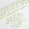 Colgante de Cristal de Vidrio Antiguo Agujero Mediano de 8 mm Mariposa Cuentas de Vidrio Electroplateadas Accesorios para Joyería DIY Pulsera Collar