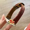 Colgante de Pony de Año Nuevo Correa de Reloj de Lana Adecuada para Apple S10 S11 Huawei Fit4 Xiaomi 9Pro Pulsera de Otoño e Invierno