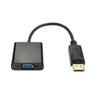 Cable adaptador hembra DP a VGA de gran tamaño, venta directa de fábrica. Cable adaptador DP a VGA HD, DP a VGA 1080p.