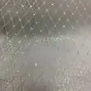 Bricolaje Novia Ojo Grande Malla Estudio Fotográfico Tocado Tela de Malla Diamantada Velos de Ojo Grande Multicolores Opcionales