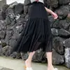Falda midi de gasa con perlas, estilo de hada, colección de verano 2026, de cintura alta, una sola pieza, disponible para dropshipping, ropa de mujer