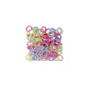 Gomas para el pulgar de colores neón Dopamine para mujer, Gomas elásticas de alta elasticidad estilo coreano, Gomas para el pelo lindas para niños, Accesorios para el pelo de alta gama