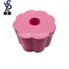 Gran suministro de bandeja para vasos tipo vaso de flor de ciruelo para estampar, formar agujeros, de EVA blanco, forrada con soporte giratorio para vaso