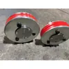 Máquina de corte com fio de serra de cerâmica expandida roda guia roda de aperto da corda corda de 4mm anel de borracha de poliuretano 160mm