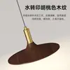 Luminária Pendente Vintage para Restaurante, Madeira de Nogueira Formato OVNI, Retro Japonês Wabi-Sabi para Sala de Chá Mesa de Jantar, Luz para Balcão de Bar, Luminária LED