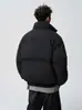 Chaqueta de algodón cálida de otoño e invierno para hombre, nuevo estilo coreano 2026, moderna para jóvenes, con cuello alto, versátil, abrigo casual de algodón para hombre