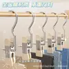 Clip de Acero Inoxidable en Forma de 3 para el Hogar Antideslizante Fuerte Sin Marcas Clip para Medias Clip de Secado a Prueba de Viento Clip de Almacenamiento Multifuncional