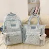 Mochila Escolar Estilo Japonés Ins Nicho Nueva de Alto Valor Fresca Dulce Estrella para Estudiantes de Secundaria y Preparatoria