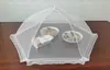 Tampa de Louça Comercial Retangular Branca Tamanho Transparente Removível e Lavável Dobrável Tampa de Comida Tampa de Mesa de Jantar Tampa Anti-Mosquito e Mosca