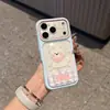 Funda de teléfono estilo Ins con patrón de estrellas West Highland para Apple 17 Pro Max, con soporte para niñas, compatible con 16/15, ventana de visualización grande