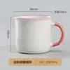 Taza de imitación esmaltada con logo impreso, taza de cerámica retro nostálgica, taza de café, taza de agua, regalo publicitario personalizado