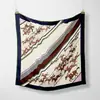 53cm Verano Nuevo Estilo Carreras de Caballos para Mujer Versátil Sarong de Sarga de Seda Decorativo Profesional Cuadrado Pequeño Pañuelo para el Cuello Moda Pañuelo Pequeño
