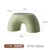 Taburete Pequeño Hogareño Puerta Engrosado Antideslizante Fuerte y Duradero Mesa de Café Sala de Estar Plástico Banco Pequeño Baño Baño Taburete Bajo
