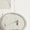 Collar Retro de Campana para Mujer verano Japonés y Coreano alta calidad dulce diseño de nicho celebridad de internet cadena para clavícula ajustable para estudiantes