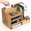Estante para Archivos A4 Estante para Archivos de Escritorio Estante para Datos con Múltiples Compartimentos Estante de Archivos de Madera de Varias Capas Soportes Venta al por Mayor de Fábrica