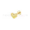 Joias para piercing suprimento transfronteiriço argola fechada Europa e Estados Unidos requintado moda amor brinco de pressão para lábio argola de nariz argola para lábio atacado