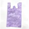Sacos de Lixo Domésticos Rosa Espessos com Estampa Rosa para Cozinha, Escritório, Dormitório, Sacolas Plásticas tipo Alça