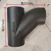 Tubo de Hierro Fundido Flexible Tipo W Ty Codo en T Recto Dn50 75 100 150 Accesorios de Conexión para Tubería de Desagüe y Alcantarillado Conector de 4 Pulgadas