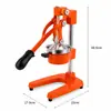 Espremedor Manual Transfronteiriço para Uso Comercial, Separador de Polpa e Suco, Laranja Espremido na Hora Suco Fresco Espremedor