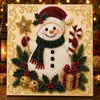 Pintura de Pérolas Feita à Mão Mais Vendida na Amazon Kit DIY Papai Noel Artesanato para Adultos Alívio do Estresse Decoração de Feriado