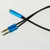 Cabo Conversor 2 em 1 para Headset de Notebook Headset de Celular Microfone Áudio Adaptador 1 para 2 2 Macho