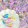 Yqt Pinza para el Cabello de Dibujos Animados Linda para Niños Hecho a Mano DIY Clip para el Flequillo Juguete de Comida Accesorios de Joyería de Resina Accesorios para Bolsa de la Suerte de Botella de Vino