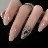 Unhas de Primavera e Verão Senso Avançado Livro Vermelho Pequeno Explosões Adesivo de Unha Amor Strass Spice Girl Usar Adesivo de Unha Postiça