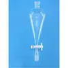 Grifo de parada estándar Pistón de PTFE Embudo de decantación en forma de pera Embudo de decantación esférico Vidriería de laboratorio de 60-1000 ml
