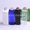 Garrafa Quadrada de Alumínio com Tampa, 240ml, Garrafa de Hidrossol Azul, Garrafa para Isca de Pesca, Garrafa de Alumínio com Tampa de Rosca, 240ml, Garrafa para Tônico, Garrafa para Protetor Solar