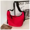 Bolsa de Ombro Grande Capacidade para o Dia a Dia Moda Textura de Alta Qualidade Bolsa Transversal Simples Casual Bolsa Tote Bolsa Feminina Estilo Workwear