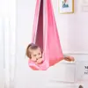 Rede de balanço de ioga infantil de camada dupla elástica para ambientes internos e externos design de treinamento sensorial infantil