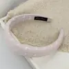 Moda Estilo Coreano Simple Corazón de Amor Lazo Diadema de Tela Dulce Esponjoso Alto Cráneo Superior Elevador Diadema Pinza para el Cabello