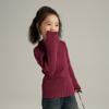 2023 inverno novo suéter de gola redonda para meninas estilo coreano estilo ocidental assentamento suéter de malha inverno quente suéter infantil