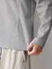 Momeike Camiseta de Manga Larga para Hombre con Corte Tridimensional de Alta Inteligencia para Viajes de Otoño 2026 75980