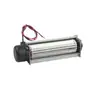 Ventilador Tangencial DC de Fluxo Cruzado 25mm 12V/24V Tipo Tambor Pequeno Baixo Ruído Velocidade Variável Cortina de Ar de Elevador