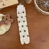 26 nuevos estilos de calcetines de dos dedos de diseñador con ilustraciones de cachorros perezosos, calcetines de media pantorrilla sin costuras para mujer, calcetines holgados de algodón suave