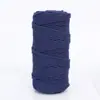 Shengwei Atacado Corda Trançada Colorida de 3mm 4mm Feita à Mão Materiais DIY para Roupas Bolsas Tapeçaria Corda de Linha de Algodão