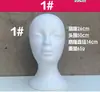 Cos display peluca cabeza de espuma sin rostro modelo maoniang embalaje recorte cabeza de maniquí para peluca cabeza de maniquí modelo de cabeza de maniquí