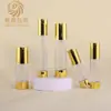 Botella de vacío en forma de U en stock para crema de aislamiento, botella de 50 ml para protector solar y cuidado de la piel, botella dispensadora de loción cosmética de 30 ml