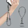 Corrente de Celular Lanyard Pulseira de Pérola Cristal Pulseira de Pulso Anti-Perda de Alta Qualidade Corda de Ombro Pingente Curto para Capa de Celular
