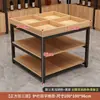 Gôndola ponta de gôndola balcão expositor vitrine prateleiras multicamadas supermercado loja de conveniência lanches frutas quadrado