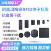 Etiquetas de Cerámica Personalizadas 25X25 UHF Resistentes a Altas Temperaturas Larga Distancia Anti-Interferencia Metálica Etiquetas Digitales de Cerámica RFID